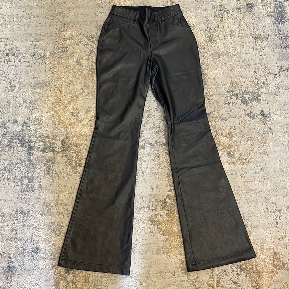 Black leather pants from Spanx. Size small. Great condition.